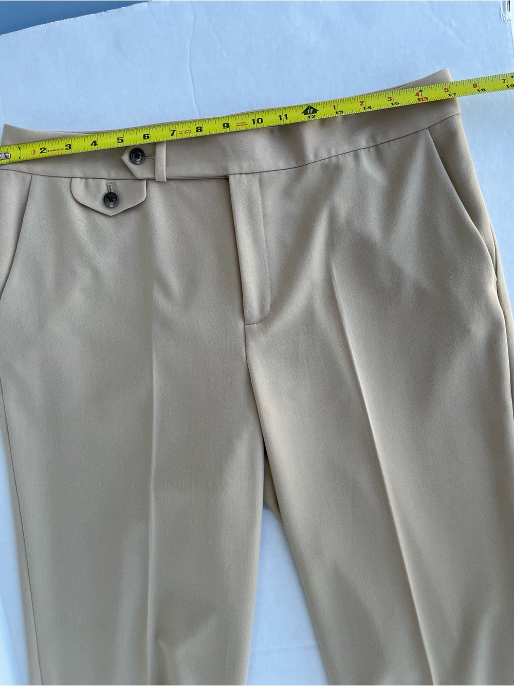 Lauren Ralph Lauren Beige straight/relaxed Leg Dress Pants size 12P - Picture 8 of 12